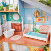 Wooden Dollhouse with Furniture for kids