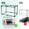 4-Door Dog Soft Crate Portable, Steel Mesh