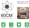 Modern LED Chandelier Flush Mount Lamp Remote Control (60cm)