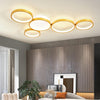 LED Golden Ceiling Light with Remote Control, 54W