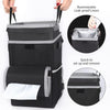 Car Trash Can Lid Holder Storage Bag Organizer