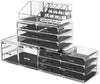 Makeup Cosmetic Organizer Storage with 12 Drawers Display Boxes (Clear)