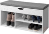 Padded Shoe Bench Lift Up Storage