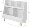 Childrens Shelving Unit, 5 Compartments Bookcase