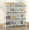 4 tier Shoe Rack Storage Organiser (White)