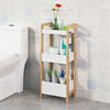 3-Tier White Storage Bathroom Shelf