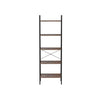 5 Tiers A-shaped Ladder Storage Shelf, Rustic, Brown