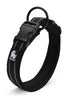 Heavy Duty Reflective Collar Black XS