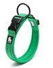 Heavy Duty Reflective Collar Grass Green M