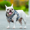 Floral Doggy Harness Saxony Blue XS