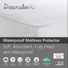 Dreamaker Waterproof Fitted Mattress Protector Single Bed