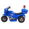 Children's Electric Ride-on Motorcycle (Blue) Rechargeable, Up To 1Hr