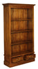 Tasmania 2 Drawer Bookcase (Light Pecan)