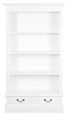 Tasmania 2 Drawer Bookcase (White)