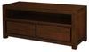 Amsterdam 2 Drawer Entertainment Unit (Mahogany)