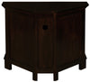 Tasmania 2 Door Corner TV Stand (Chocolate)