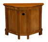 Tasmania 2 Door Corner TV Stand (Light Pecan)