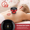 12 levels Electric Cupping Therapy Smart Scraping Massager Red Light Heating Body Slimming Red