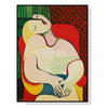 Wall Art 60cmx90cm The dream by Pablo Picasso Gold Frame Canvas