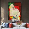 Wall Art 70cmx100cm The dream by Pablo Picasso Gold Frame Canvas