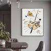 Wall Art 50cmx70cm Delicate Tension By Wassily Kandinsky Black Frame Canvas