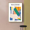 Wall Art 70cmx100cm Abstract colour by Henri Matisse Gold Frame Canvas