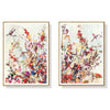 40cmx60cm Coming Spring 2 Sets Gold Frame Canvas Wall Art