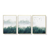 40cmx60cm Mystical Forest  3 Sets Gold Frame Canvas Wall Art