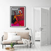 Wall Art 60cmx90cm Fashion Woman Black Frame Canvas