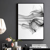 Wall Art 50cmx70cm Stylish Abstract Black 2 Sets Black Frame Canvas