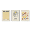 Wall Art 60cmx90cm Matisse, Keith Haring, Yayoi Kusama 3 Sets Black Frame Canvas