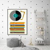 Wall Art 80cmx120cm Music Black Frame Canvas