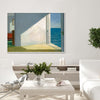 70cmx100cm Room By The Sea By Edward Hopper White Frame Canvas Wall Art