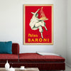 Wall Art 40cmx60cm Pates Baroni Pasta Gold Frame Canvas