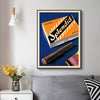 Wall Art 50cmx70cm Splendid Black Frame Canvas