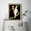 Wall Art 60cmx90cm Buitoni Black Frame Canvas