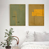 Wall Art 70cmx100cm United Study 2 Sets Gold Frame Canvas