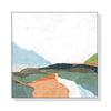 Wall Art 60cmx60cm April Morning White Frame Canvas