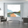 Wall Art 80cmx80cm April Morning White Frame Canvas