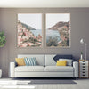 Wall Art 40cmx60cm Italy Positano 2 Sets Wood Frame Canvas