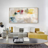 Wall Art 60cmx120cm Abstract Crystal Gold Frame Canvas