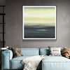 Wall Art 90cmx90cm Land of Serenity Black Frame Canvas