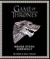 Game Of Thrones Mask And Wall Mount - House Stark Wolf