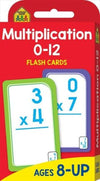 Multiplication 0-12 : School Zone Flash Cards