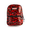 Red Leopard Print BooBoo Backpack Mini