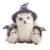 Snowy Owl Family Figurine