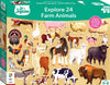 Junior Jigsaw Explore 24: Farm Animals 100 Piece Puzzle