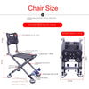 Fishing Chair With Aluminum Alloy For All-Terrains Portable Multifunctional Folding Adjustable Reclining Chair With Hind Legs