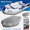 210D Inflatable Boat Cover UV Resistant Inflatable Dinghy Boat Cover Waterproof UV Sun Dust Protective Case Kayak Oxford Cloth Cover ( 330 cm )