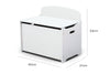 DELTA CHILDREN Deluxe Toy Box Kids Furniture Chest Bedroom Wooden Storage White